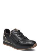 Women Lace-Up Lave Sneakers Black Tamaris