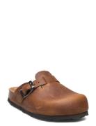 Clogs Nubuck Leather Tøfler Innesko Brown En Fant