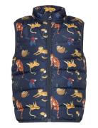 Nmmmylane Vest Mix Animals Fôret Vest Navy Name It