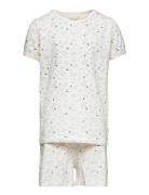 Pyjamas Ss W. Aop Pyjamas Sett Multi/patterned CeLaVi