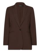 Slcorinne Ozark Blazer Ls Blazers Single Breasted Blazers Brown Soaked...