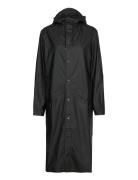 Longer Jacket W3 Outerwear Rainwear Rain Coats Black Rains