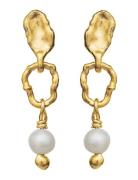 Seraphine Earring Øredobber Smykker Gold Maanesten