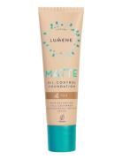 Matte Oil-Control Foundation Spf20 Foundation Sminke LUMENE