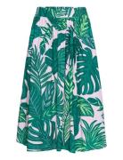 Ellall Midi Skirt Knelangt Skjørt Green Lollys Laundry