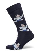 Hjalmar Socks Underwear Socks Regular Socks Navy Makia