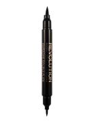 Revolution Thick And Thin Dual Liquid Eyeliner Eyeliner Sminke Black M...