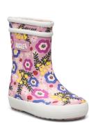 Ai Baby Flac Play2 Flower Po Gummistøvler Pink Aigle