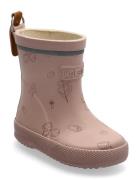 Basic Wellies W. Aop Gummistøvler Pink CeLaVi