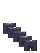 Bci Cotton/Elastane-5Pk-Trn Boksershorts Navy Polo Ralph Lauren Underw...