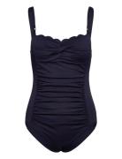 Scallop Bs O Badedrakt Badetøy Navy Hunkemöller