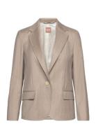 Jocalua15 Blazers Single Breasted Blazers Beige BOSS