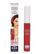 Purseworthy Lip Gloss Tote Lipgloss Sminke Red The Balm