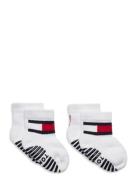 Th Baby Sock 2P Flag Sock Socks & Tights Baby Socks White Tommy Hilfig...