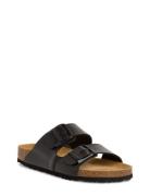 Women Slides Flate Sandaler Black Tamaris