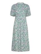 Ruth Long Dress Knelang Kjole Green Noella