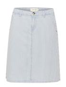 Crbethany Milkboy Skirt Knelangt Skjørt Blue Cream