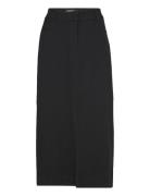 Cmtailor-Skirt Knelangt Skjørt Black Copenhagen Muse