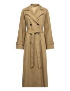 Bs Leonora Coat Trench Coat Kåpe Beige Bruun & Stengade