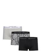 Paisley Print Trunk 3-Pack Boksershorts Black GANT