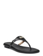 Jillian Thong Flate Sandaler Black Michael Kors