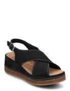 Kassanda Step D Flate Sandaler Black Clarks