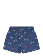 Motorbike Print Swimsuit Badeshorts Navy Mango