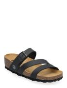 Millie Flate Sandaler Black Axelda