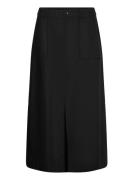 Lucy Skirt Langt Skjørt Black MAUD