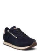 Ydun Suede Zipper Lave Sneakers Navy WODEN