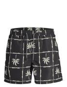 Jpstfiji Jjswim Oceanday Ss24 Ly Jnr Badeshorts Black Jack & J S