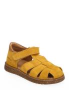 Sandals - Flat - Closed Toe Shoes Summer Shoes Sandals Yellow ANGULUS