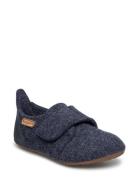 Bisgaard Casual Wool Tøfler Innesko Blue Bisgaard