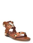 Sandal Flate Sandaler Brown Sofie Schnoor