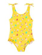 Nmfzulle Swimsuit Box Badedrakt Badetøy Yellow Name It