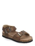 Sandals Velcro Straps Shoes Summer Shoes Sandals Brown Color Kids