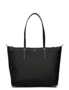 Nylon Medium Keaton Tote Bag Shopper Veske Black Lauren Ralph Lauren