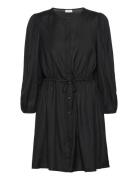 Vipricil O-Neck 7/8 Dress- Noos Kort Kjole Black Vila