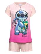 Pyjashort In Box Pyjamas Sett Pink Lilo & Stitch