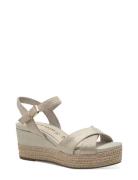 Women Sandals Sko Wedge Cream Tamaris