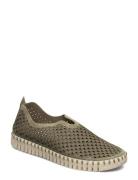 Flats Sneakers Green Ilse Jacobsen