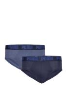 Puma Men Everyday Brief 2P Underbukser Y-frontunderbukser Blue PUMA