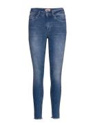 Onlblush Midsk Ank Rw Rea12187 Noos Bottoms Jeans Skinny Blue ONLY