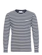 Verkstad Long Sleeve Tops T-shirts Long-sleeved Blue Makia