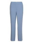 Mmbai Leia Pant Bottoms Trousers Straight Leg Blue MOS MOSH