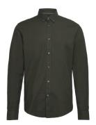 Sdval Sh Tops Shirts Casual Green Solid