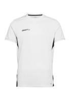 Pro Control Impact Ss Tee M Sport T-shirts Short-sleeved White Craft