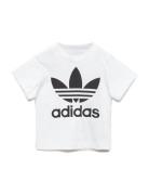 Trefoil Tee Tops T-shirts Short-sleeved White Adidas Originals