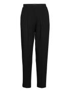 Lee Pleat Pant Bottoms Trousers Straight Leg Black Residus