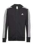 Essentials French Terry 3-Stripes Full-Zip Hoodie Sport Sweat-shirts &...